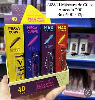 Máscara de Cílios Max Mega Volume Curve Vivai