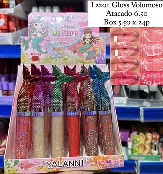 Lip Gloss Sereia Volumoso Yalanni