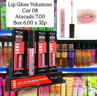 LIp Gloss Volumoso Cor 08 Max Love