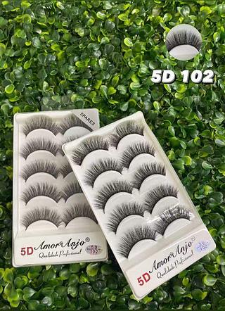 Cílios postiços 5D 5 Par Amor Anjo