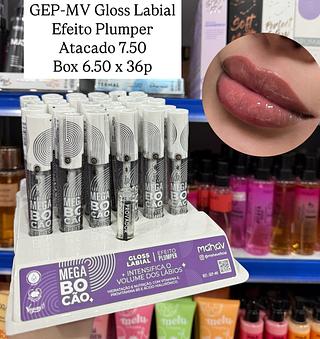 Mega Bocão Gloss Labial Efeito Plumper Mahav