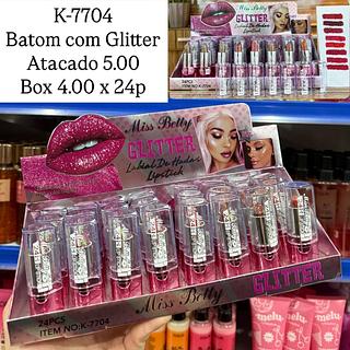 Batom com Glitter Miss Betty