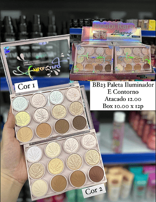 Paleta de Iluminador e Contorno Bobbi Rara (somente avulso)