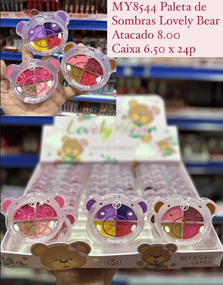 Quarteto de Sombras Lovery Bear Mylife (somente avulso)