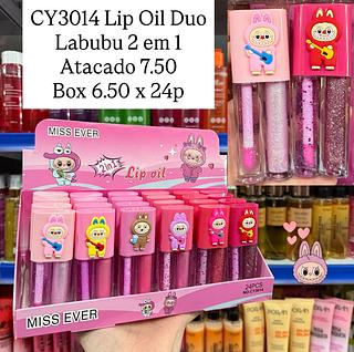 Lip Oil Duo Labubu 2 em 1 Miss Ever