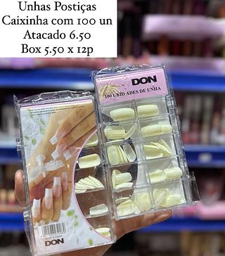 Unhas postiças 100 Unidades Don