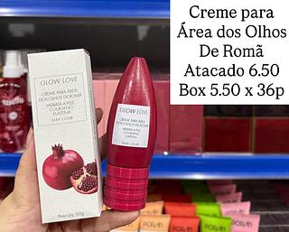 Creme Para Área dos Olhos Romã Glow Love Max Love