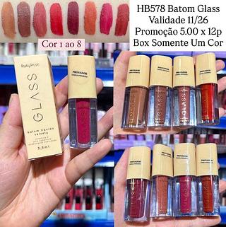 Batom Líquido Velvety Glass Ruby Rose (validade 11/2026)