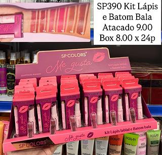 Kit Lápis e Batom Bala Me Gusta Sp Colors