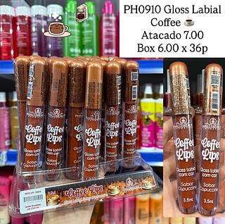 Gloss Labial Sabor Capuccino Coffee Lips Phállebeauty