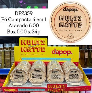 Pó Compacto Multi Matte 4 em 1 Dapop