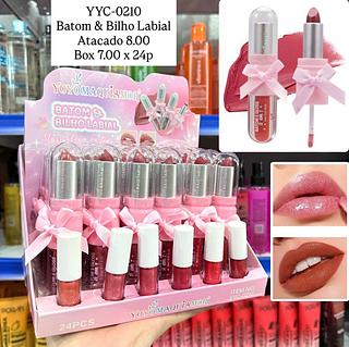 Batom & Brilho Labial Yoyo Maquiamor
