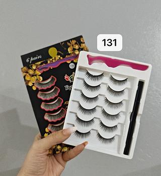 Cílios postiços 6 Pares Amor Anjo