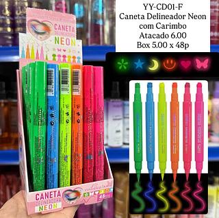 Caneta Delineador Neon Yoyo Maquiamor (somente avulso)