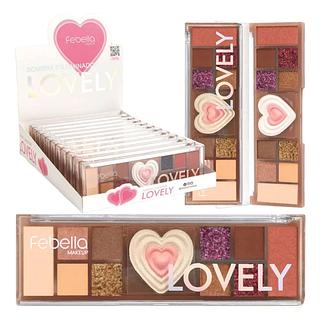 Paleta de Sombras e Iluminador Lovely Febella (somente avulso)