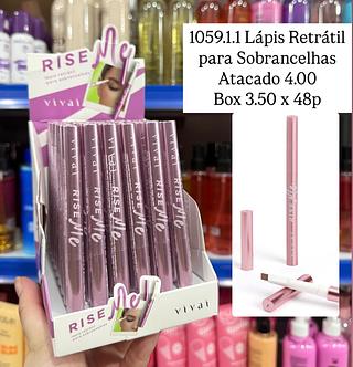 Lapiseira Retrátil Para Sobrancelha Rise Me Vivai