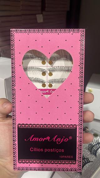 Cílios Postiços 10 Pares Amor Anjo