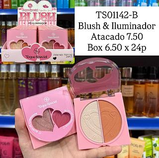 Blush e Iluminador 2 em 1 Toque Special
