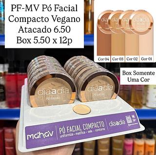 Pó Facial Compacto Vegano Mahav Box Somente Uma Cor