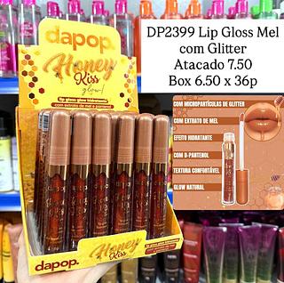 Lip Gloss Honey com Glitter Dapop