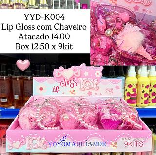 Kit Gloss com Chaveiro Yoyo Maquiamor