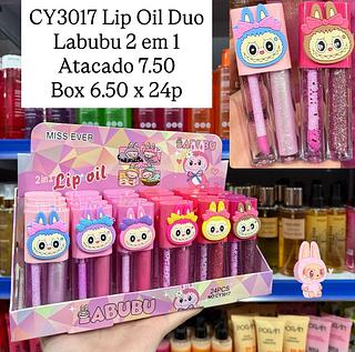 Lip Oil Duo Labubu 2 em 1 Miss Ever