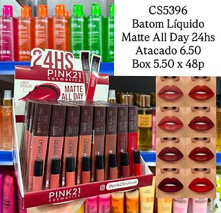 Batom Líquido Matte All Day Pink 21