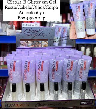 Glitter em Gel Rosto & Cabelo Huda Beauty