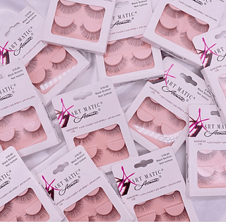 Cílios Postiços 2 Pares Black Bottom #518 Art Matic