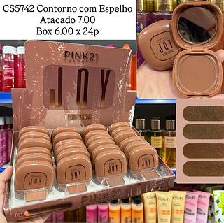Contorno com Espelho Joy Pink 21