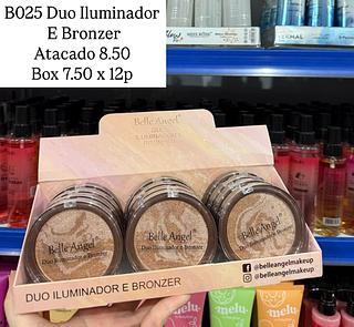 Duo Iluminador e Bronzer Belle Angel