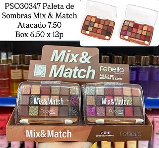 Paleta de Sombras Mix & Match Febella