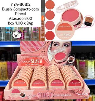 Blush Compacto com Pincel Yoyo Maquiamor
