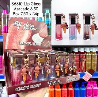 Lip Gloss com Chaveiro Sensação Sarah's Beauty