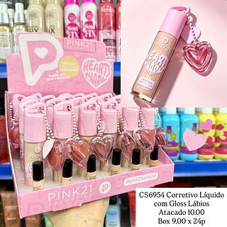 Corretivo Camuflagem Heart Charm Pink 21