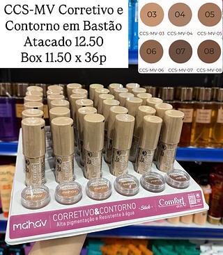 Corretivo e Contorno em Bastão Mahav