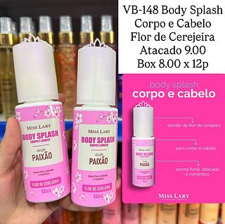 Body Splash Corpo e Cabelo Flor de Cerejeira Miss Lary