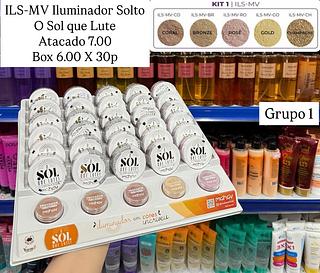 Iluminador Pó Solto O Sol que Lute Mahav