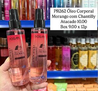 Òleo Corporal Morango com Chantilly Bem Me Quero Poran