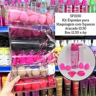 Kit Esponja para Maquiagem com Squeeze Sabrina Sato