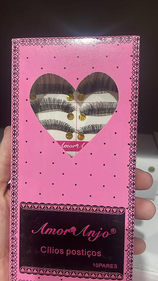 Cílios Postiços 10 Pares Amor Anjo