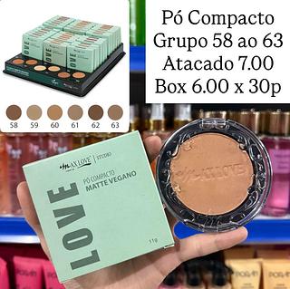 Pó Compacto Matte Max Love (somente peças)