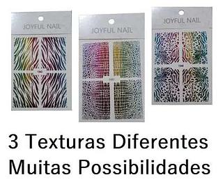 Cartelas Adesivos de Unhas Joyful Nail