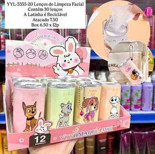 Lenços de Limpeza Facial com Chaveiro Yoyo Maquiamor