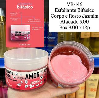 Esfoliante Bifásico Corpo e Rosto Jasmim Miss Lary