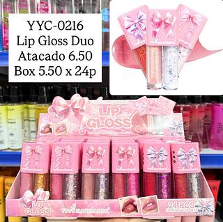 Lip Gloss 2 em 1 Yoyo Maquiamor