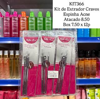 Kit Extrator de Cravos Espinhas e Acne Hello Mini