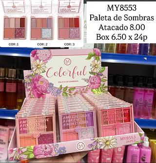Paleta de Sombras Colorful Mylife (somente peças)
