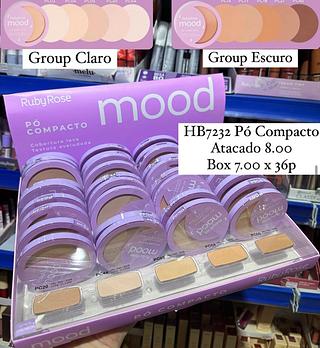 Pó Compacto Mood Grupo 1 Ruby Rose (Somente peças)