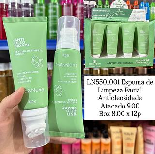 Espuma de Limpeza Facial Antioliosidade Lua e Neve
